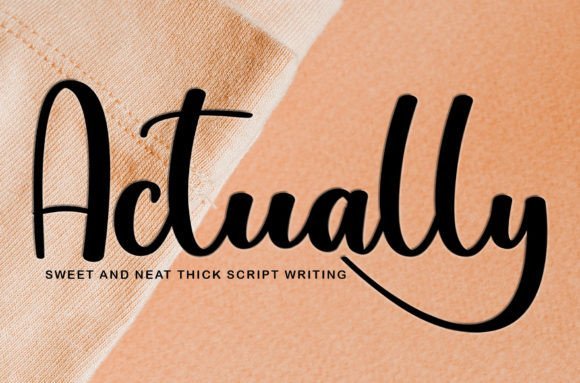 Actually Font - Featured Image
