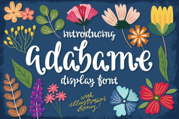 Adabame Font - Featured Image
