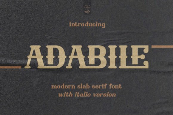 Adabile Font - Featured Image