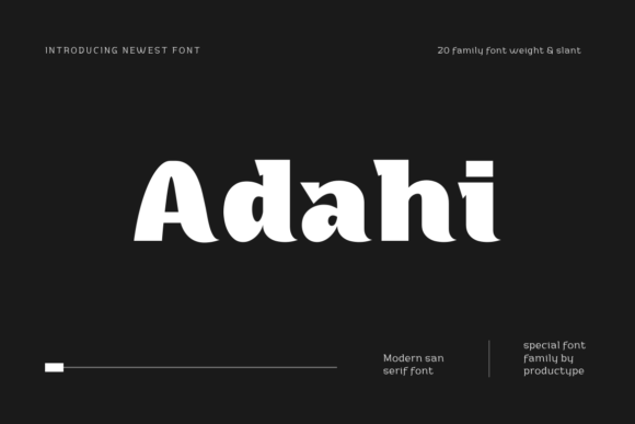 Adahi Font - Featured Image