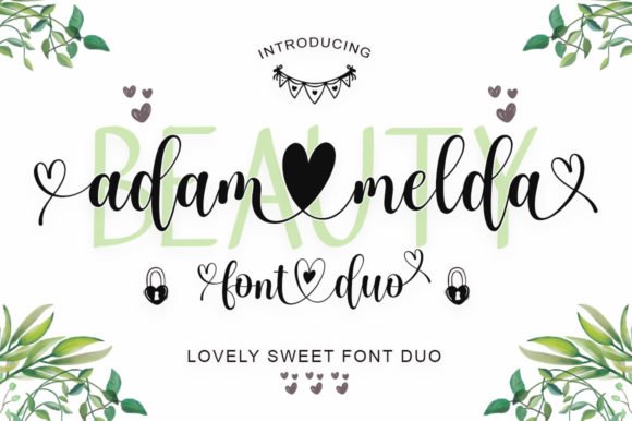 Adam Melda Lovely Font - Featured Image