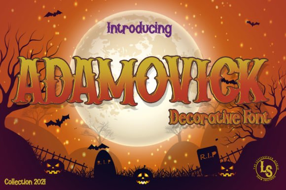 Adamovick Font - Featured Image