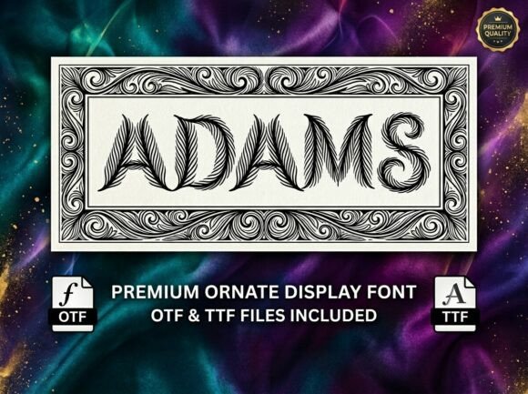 Adams Font - Featured Image