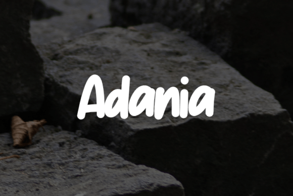 Adania Font - Featured Image