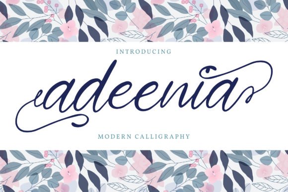 Adeenia Font - Featured Image