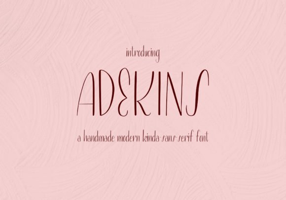 Adekins Font - Featured Image
