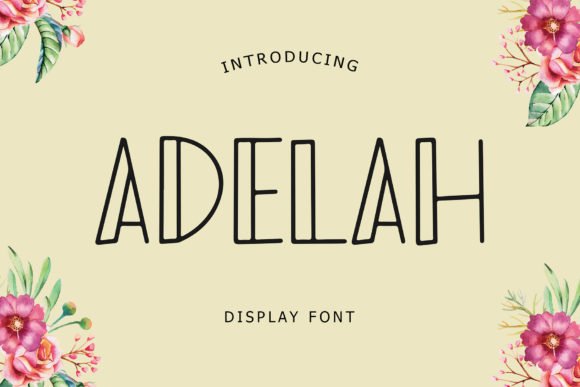 Adelah Font - Featured Image