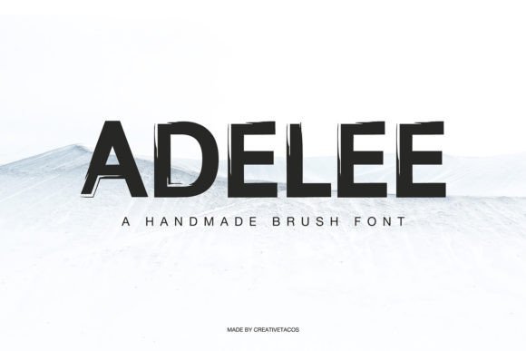 Adelee Font - Featured Image