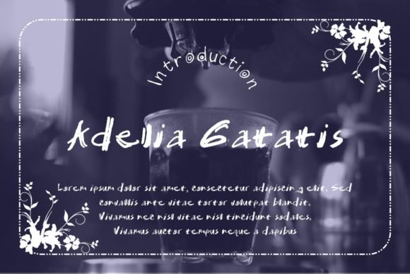 Adelia Gatatis Font - Featured Image