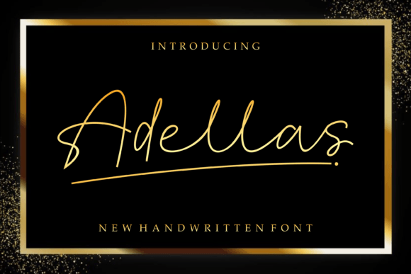 Adellas Font - Featured Image
