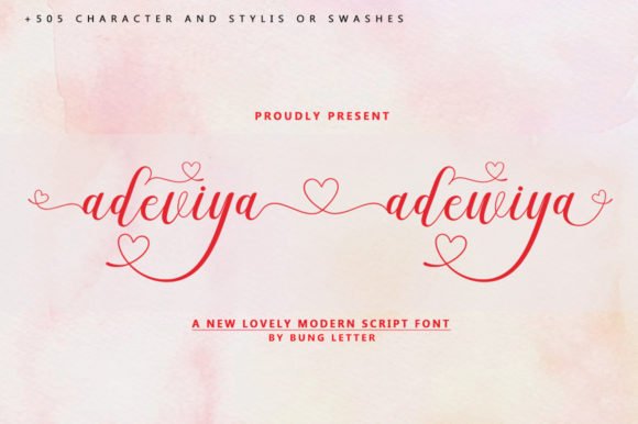 Adeviya Adewiya Font - Featured Image