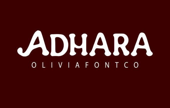 Adhara Font - Featured Image