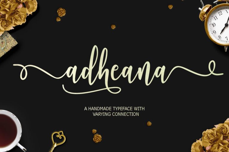 Adheana Font - Featured Image