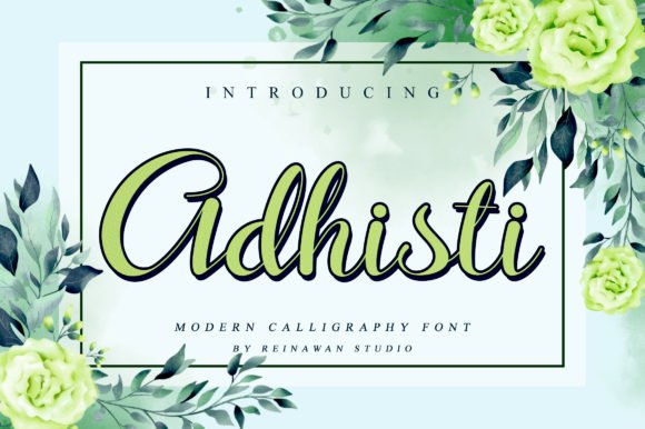 Adhisti Font - Featured Image