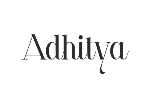 Adhitya Font - Featured Image