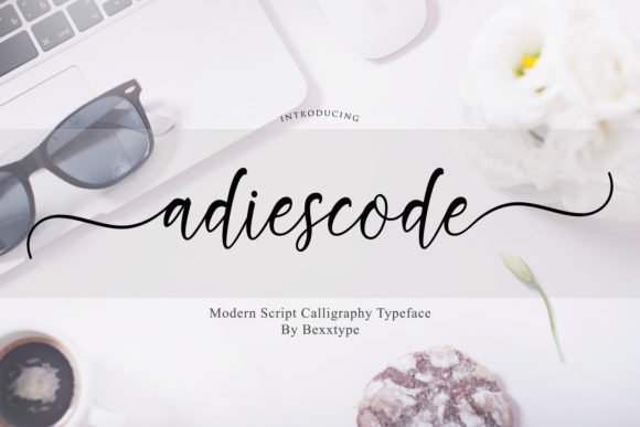 Adiescode Script Font - Featured Image