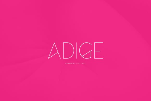 Adige Font - Featured Image