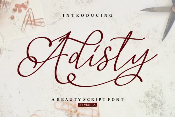 Adisty Font - Featured Image