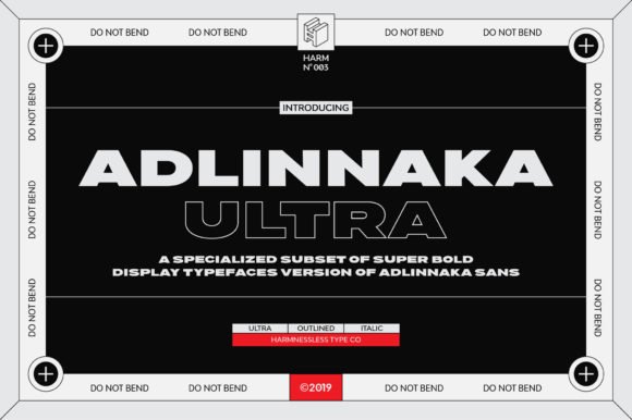 Adlinnaka Ultra Font - Featured Image