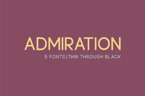 Admiration Font - Featured Image
