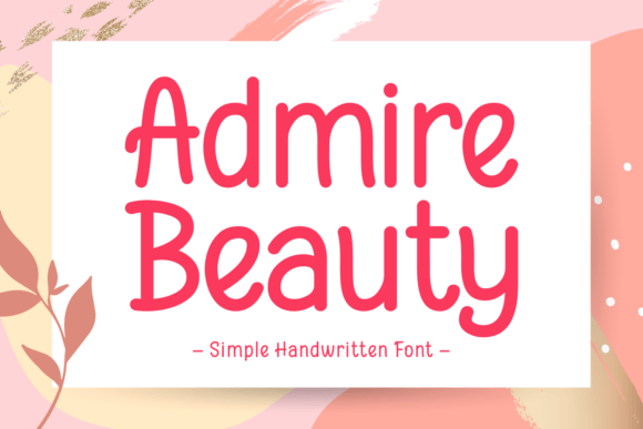 Admire Beauty Font - Featured Image