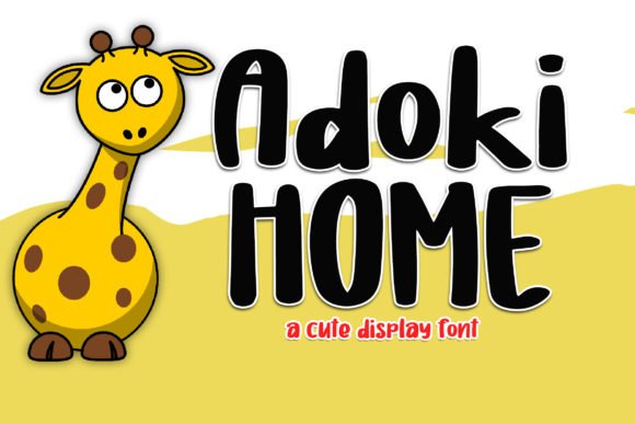 Adoki Home Font - Featured Image