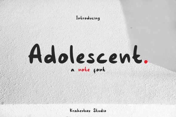 Adolescent Font - Featured Image