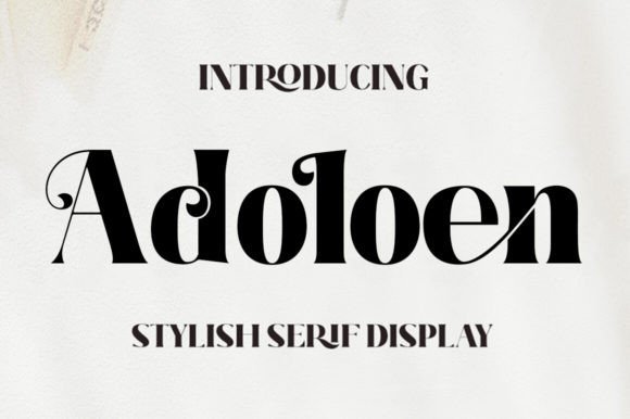 Adoloen Font - Featured Image