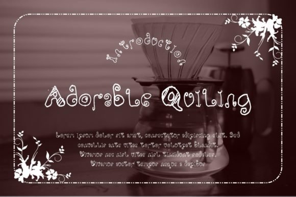 Adorable Quiling Font - Featured Image
