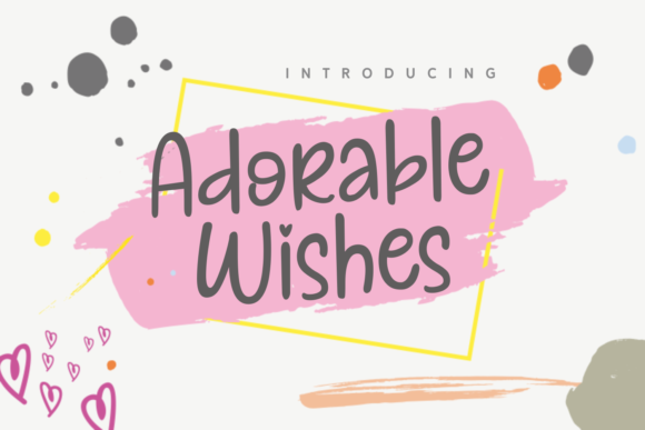 Adorable Wishes Font - Featured Image