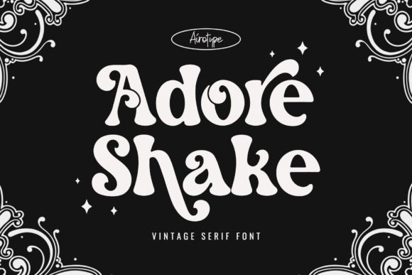 Adore Shake Font - Featured Image
