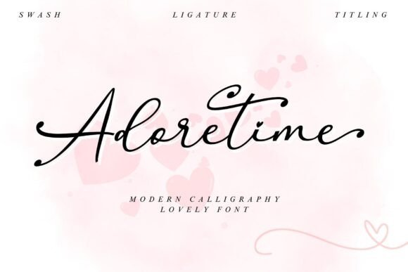 Adoretime Font - Featured Image