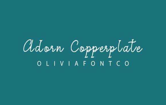 Adorn Copperplate Font - Featured Image