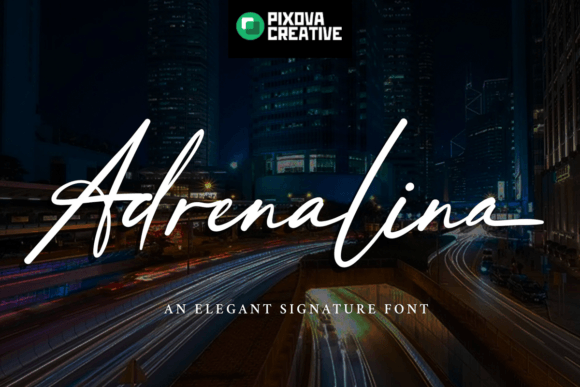 Adrenalina Font - Featured Image