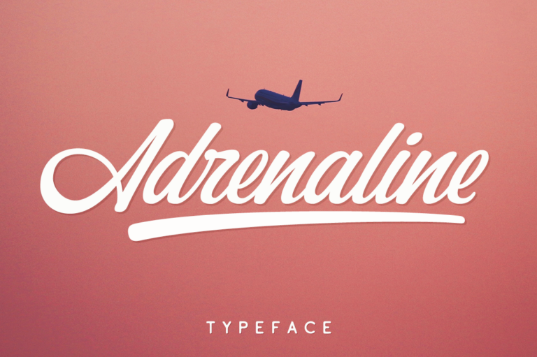 Adrenaline Font - Featured Image