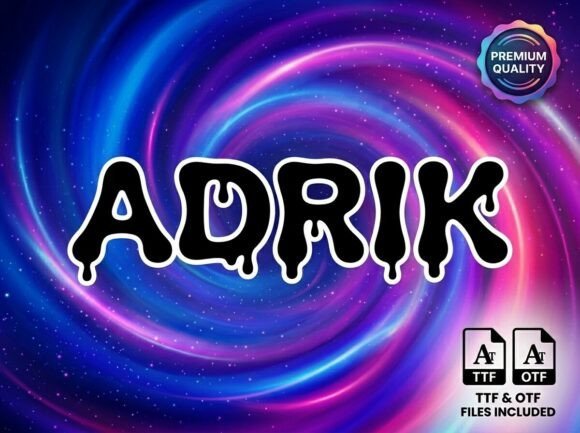 Adrik Font - Featured Image