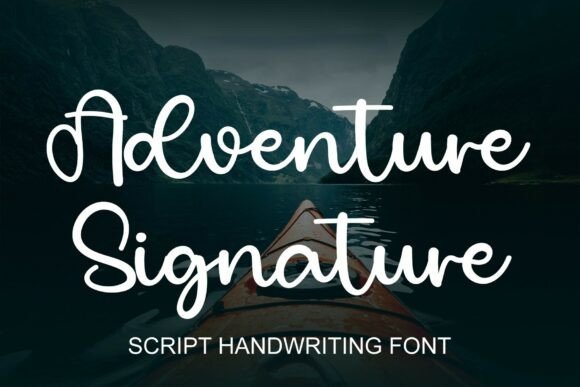 Adventure Signature Font - Featured Image