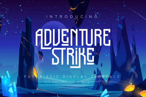 Adventure Strike Font - Featured Image