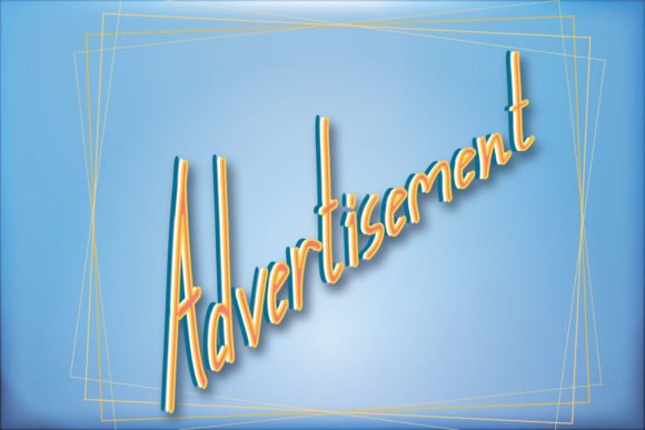 Advertisement Font - Featured Image