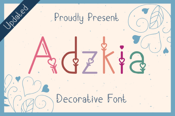 Adzkia Font - Featured Image