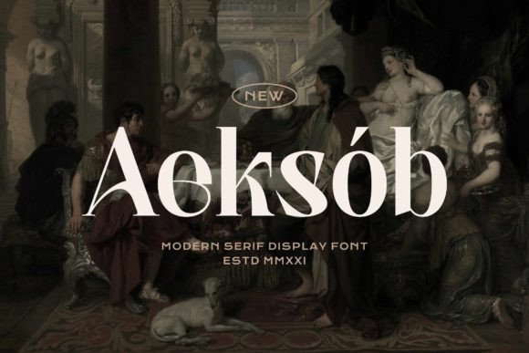 Aeksob Font - Featured Image