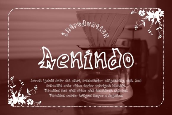 Aenindo Font - Featured Image