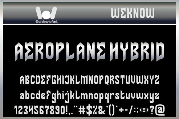 Aeroplane Font - Featured Image