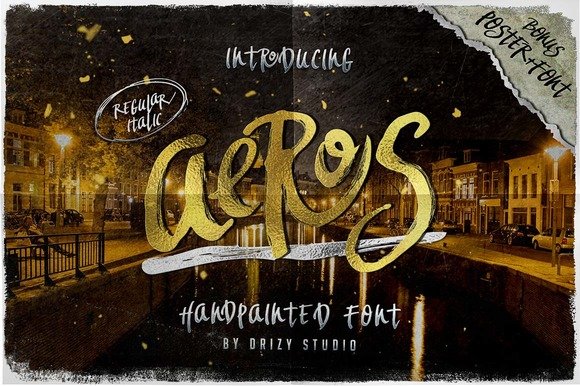 Aeros Font - Featured Image
