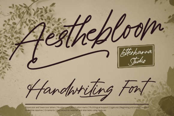 Aesthebloom Font - Featured Image