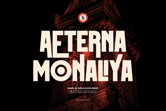 Aeterna Monaliya Font - Featured Image