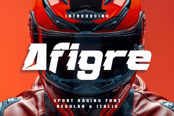 Afigre Racing Font - Featured Image