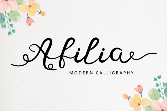 Afilia Font - Featured Image