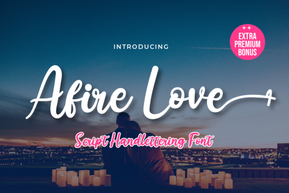Afire Love Font - Featured Image