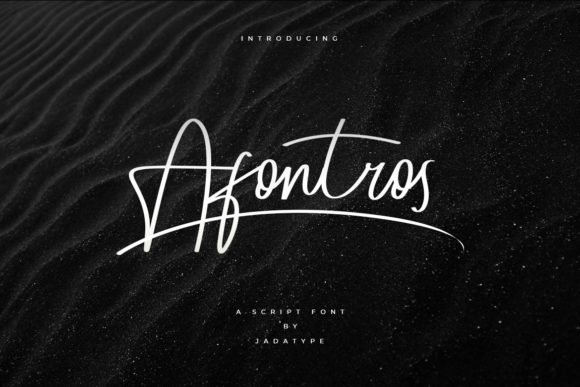 Afontros Font - Featured Image
